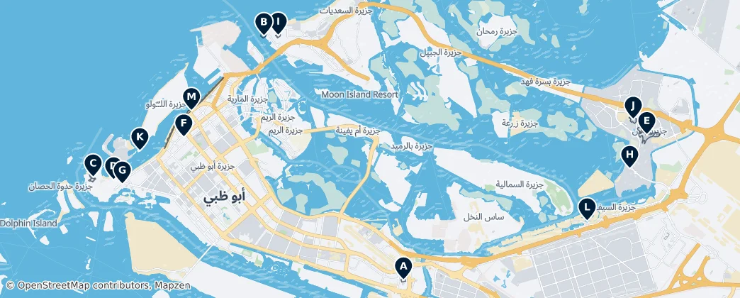 Abu Dhabi City Essentials — Map