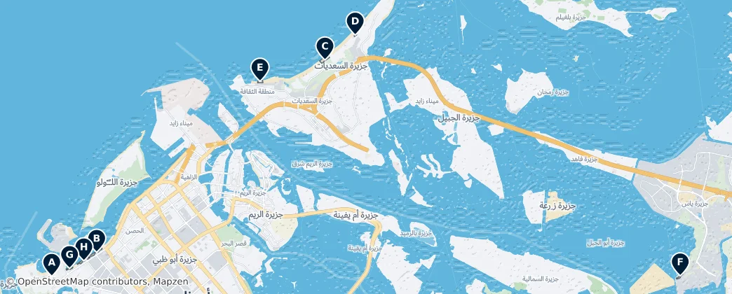 Best Beaches & Beach Clubs — Map