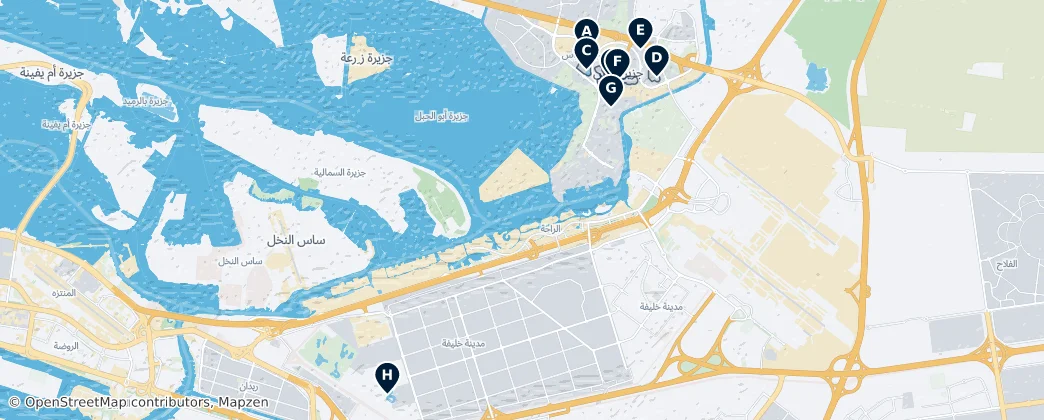 Family Fun & Theme Parks — Map