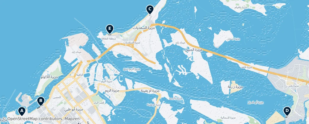 Beach & Coastal Leisure — Map