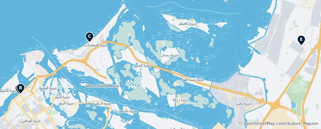 Mapa Leisure & Recreation Spots