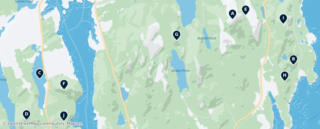 Peaks and Nature Trails — 地图