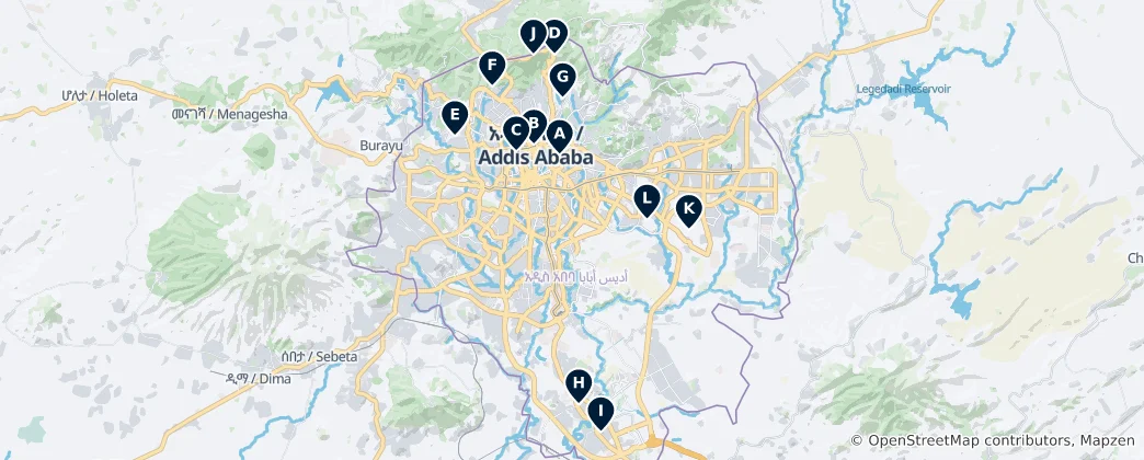 Mappa di Significant Religious Sites
