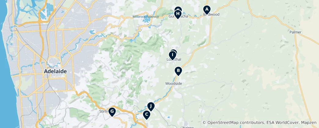 Map of Artisans & Local History