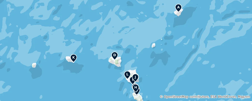 Map of Aeolian Islands Essentials