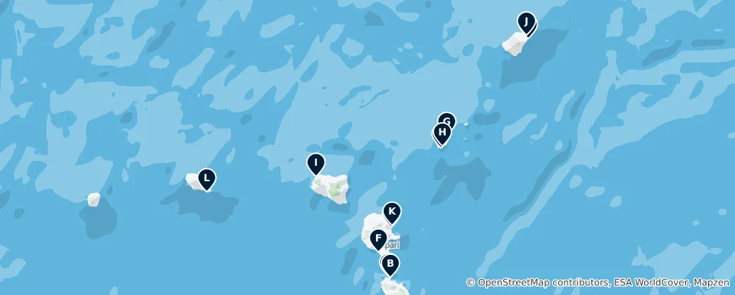 Map of Best Beaches