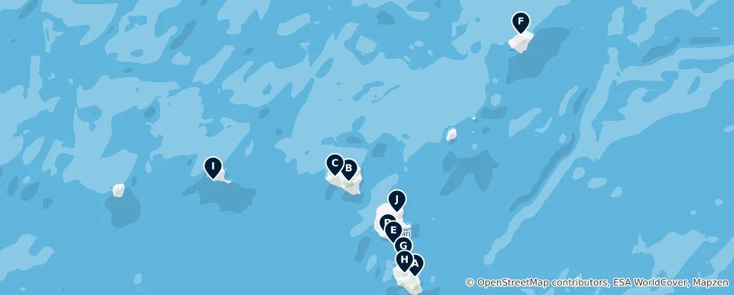 Mapa Panoramic Viewpoints & Peaks