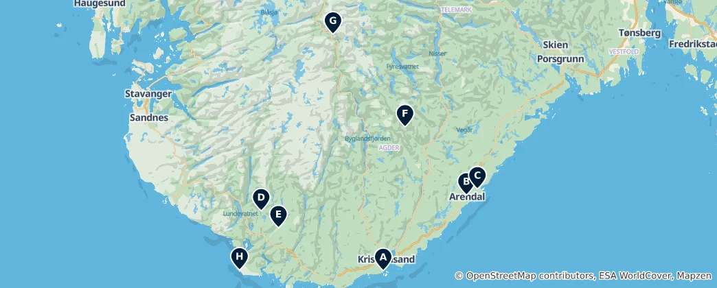 Mapa De Museums & Art Galleries