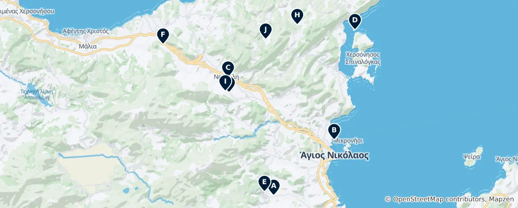 Mapa De Historic Churches and Monasteries