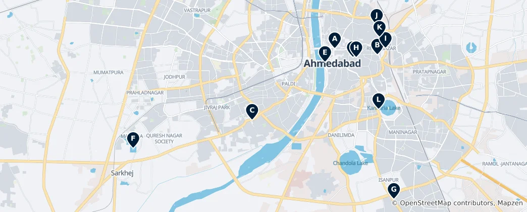 Mapa Historical Monuments