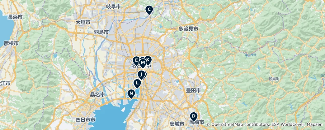 Mapa Aichi Prefecture: Essential Highlights