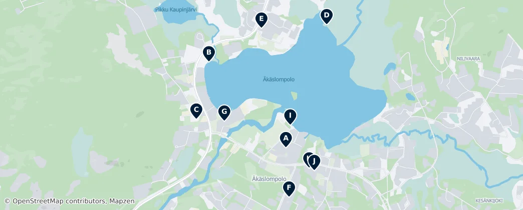 Äkäslompolo Essentials — Mappa