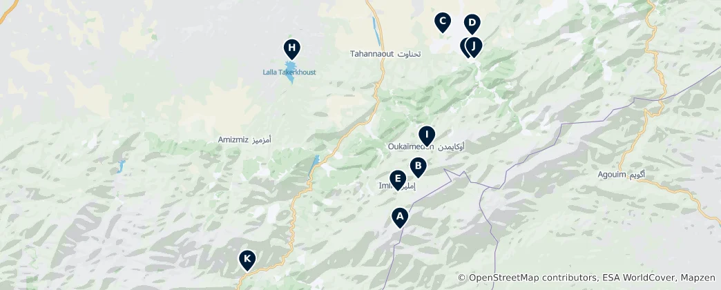 Carte de Province d'Al Haouz : Les essentiels absolus