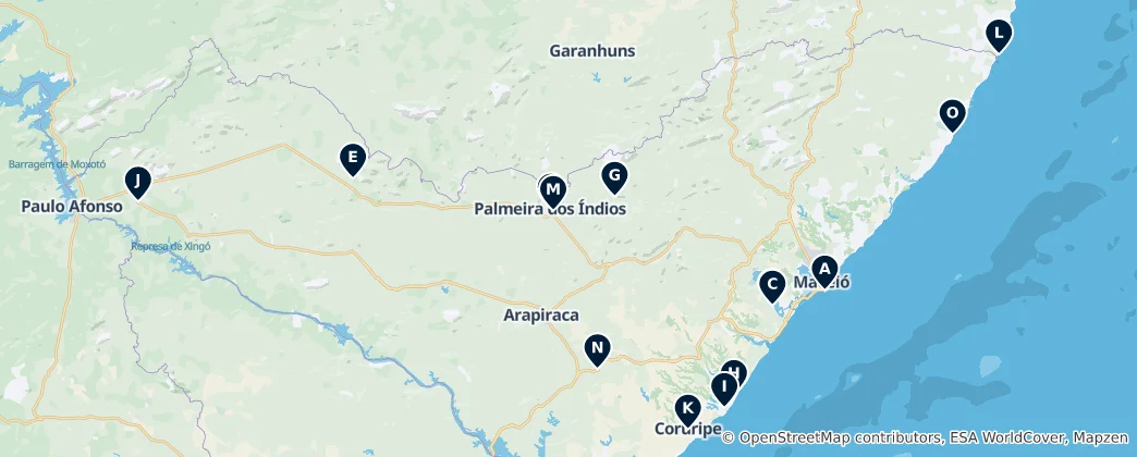 Mappa di Historic Churches & Cathedrals