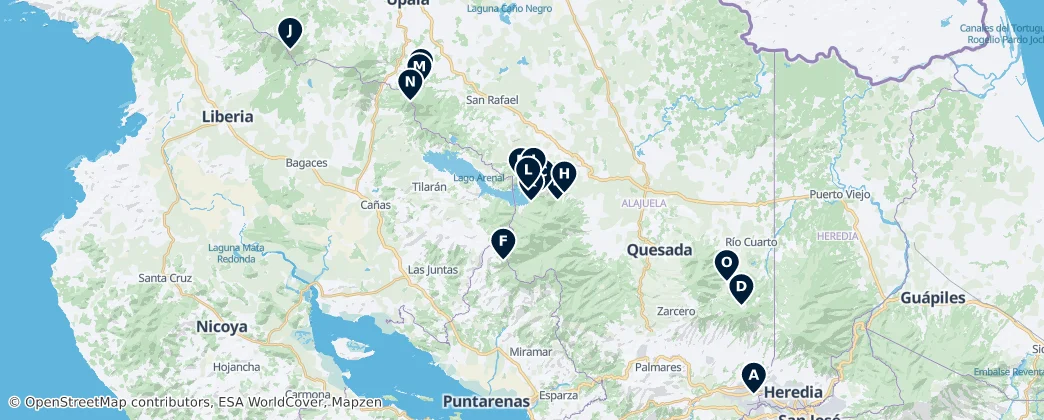 Mapa Provincia Alajuela's Essential Wonders