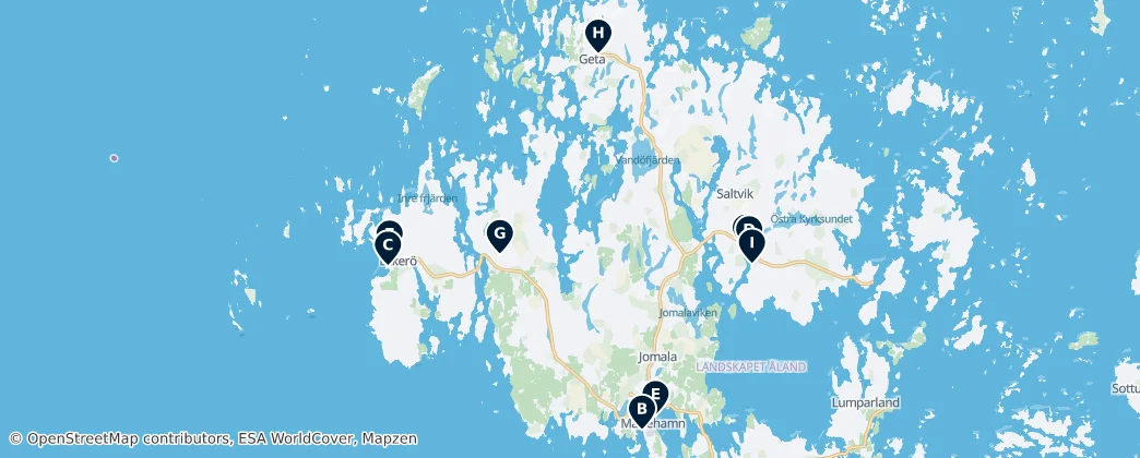 Åland Islands Essentials — Karte