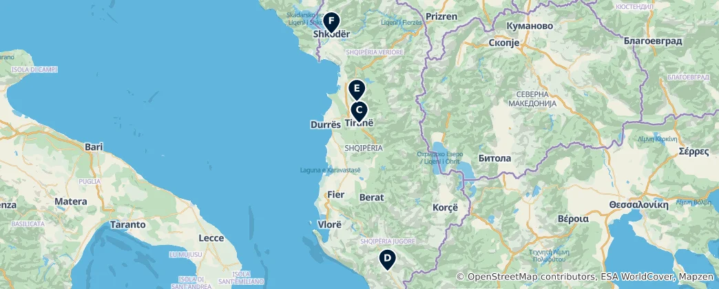 Mappa di Museums & Cultural Centers