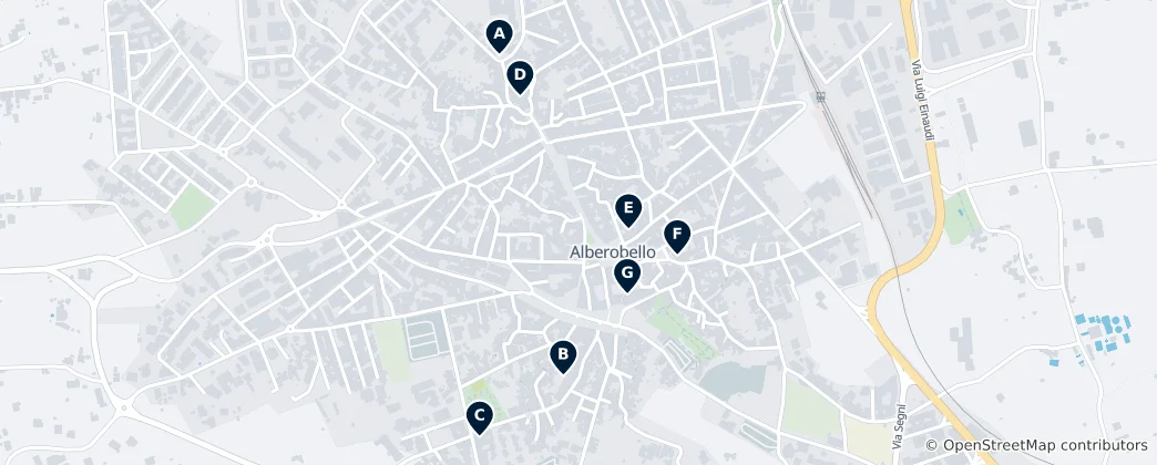 Map of Alberobello's Trulli Treasures