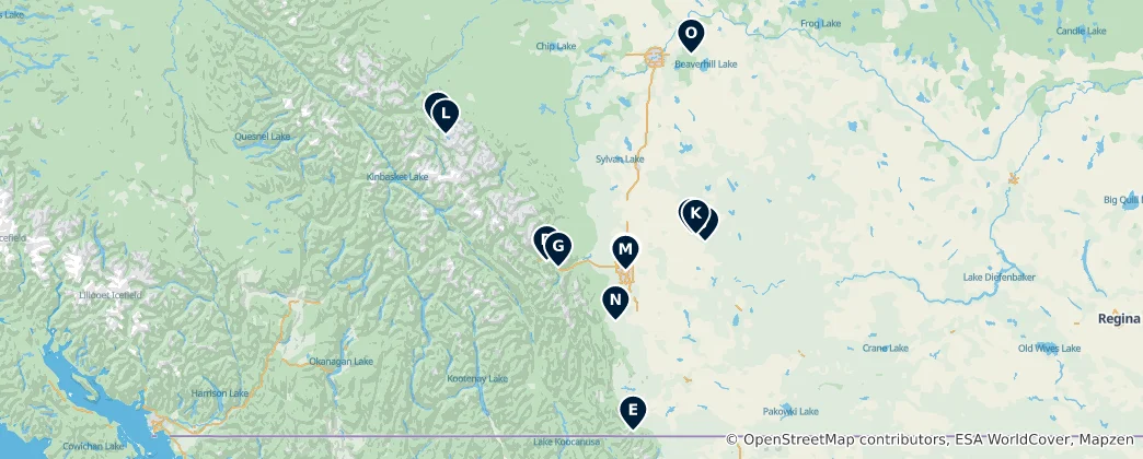 Alberta Essentials 地图