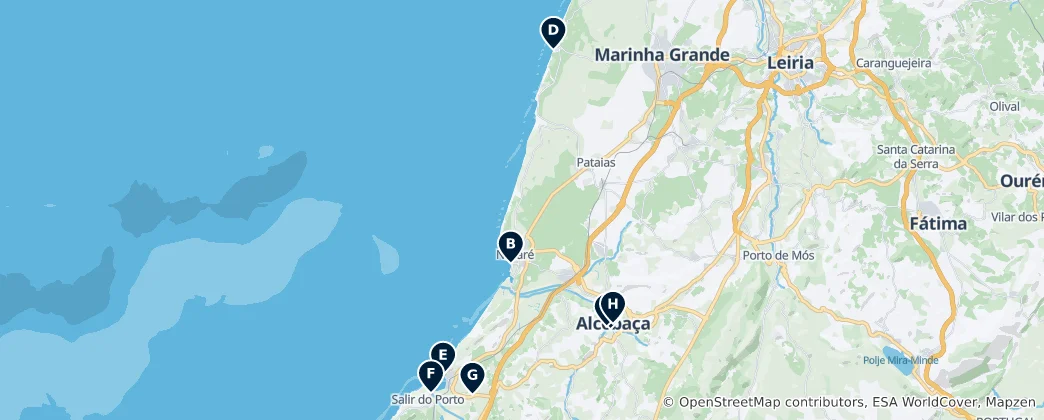 Mapa Alcobaça Essentials