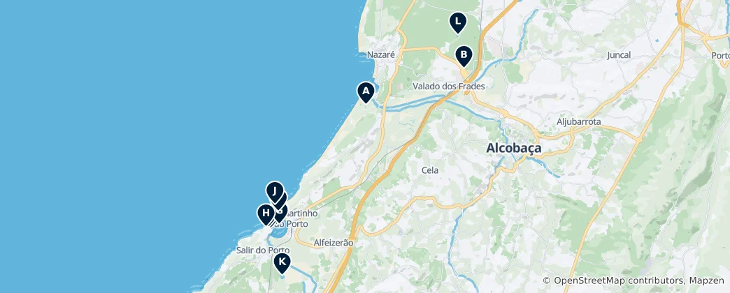 Map of Scenic Fishing & Wetlands