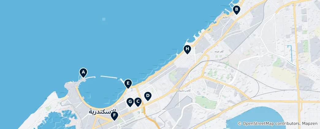 Mapa Museums & Art Centers