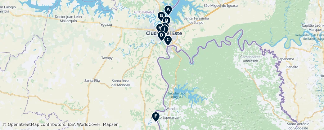 Alto Parana Essentials — Mapa