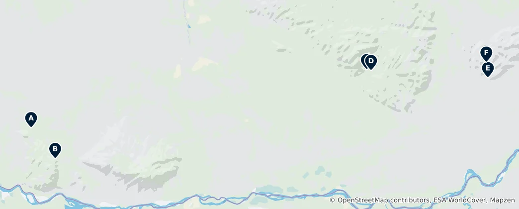Karte von Geological Wonders