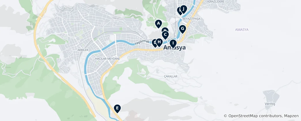Mapa Amasya Essentials