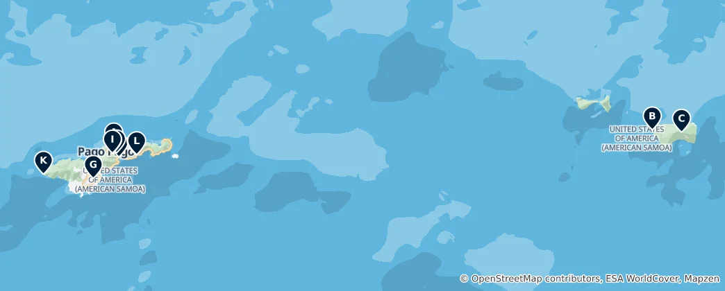 Map of American Samoa Essentials