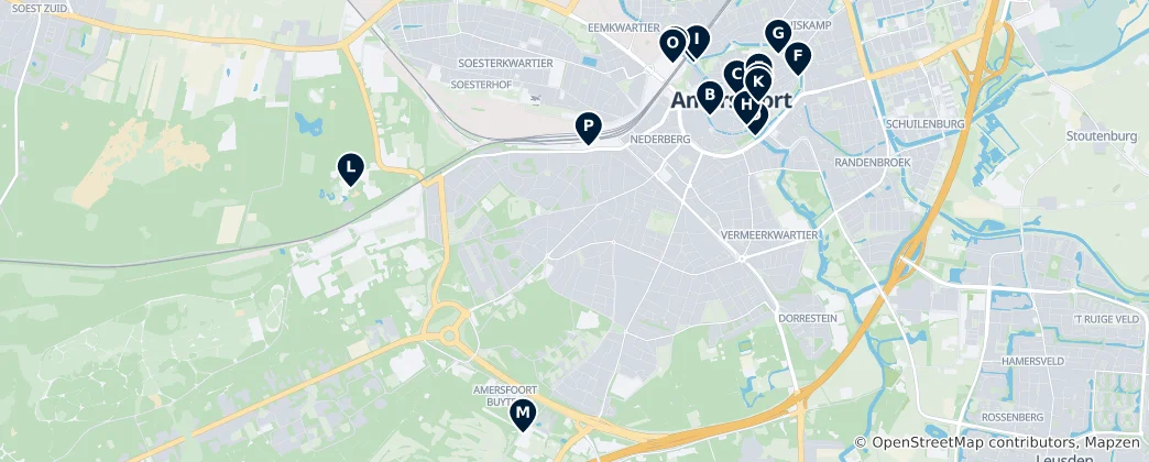 Carte de Amersfoort's Essential Heritage