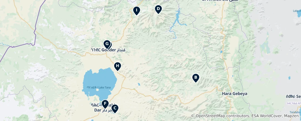 Mappa di Amhara Essentials