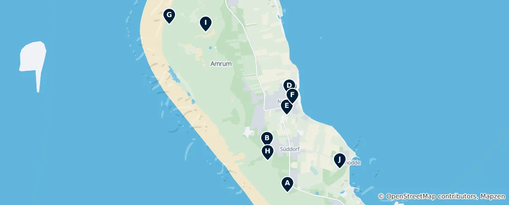 Map of Amrum Essentials