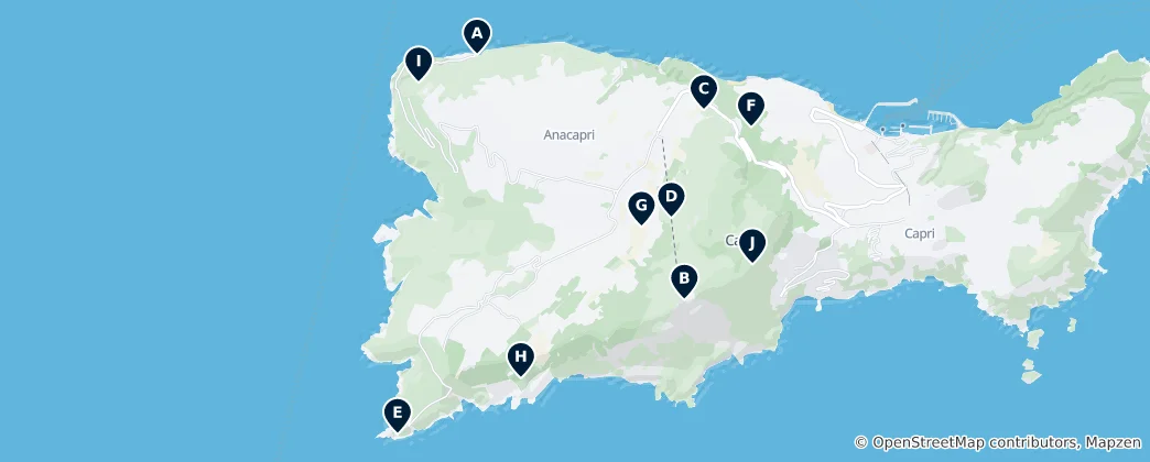 Mapa Anacapri Essentials