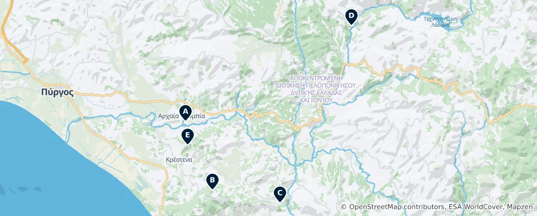 Map of Historic Fortifications and Monuments