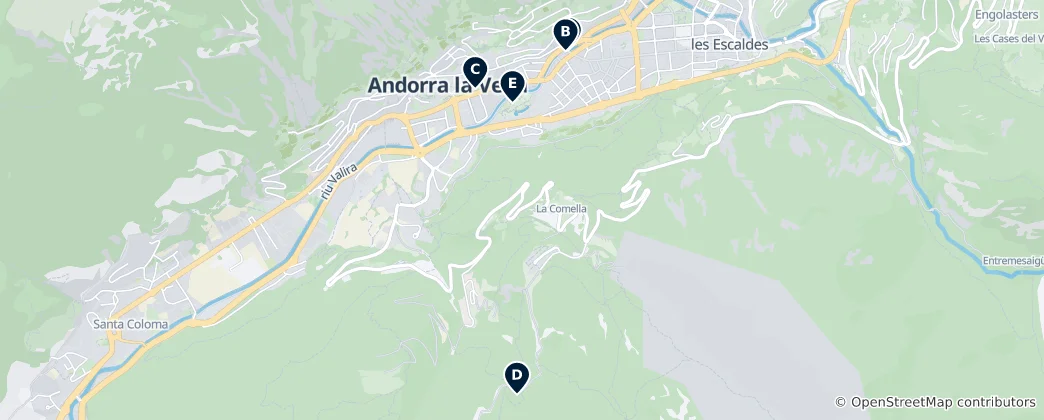 Mapa Art & Monuments