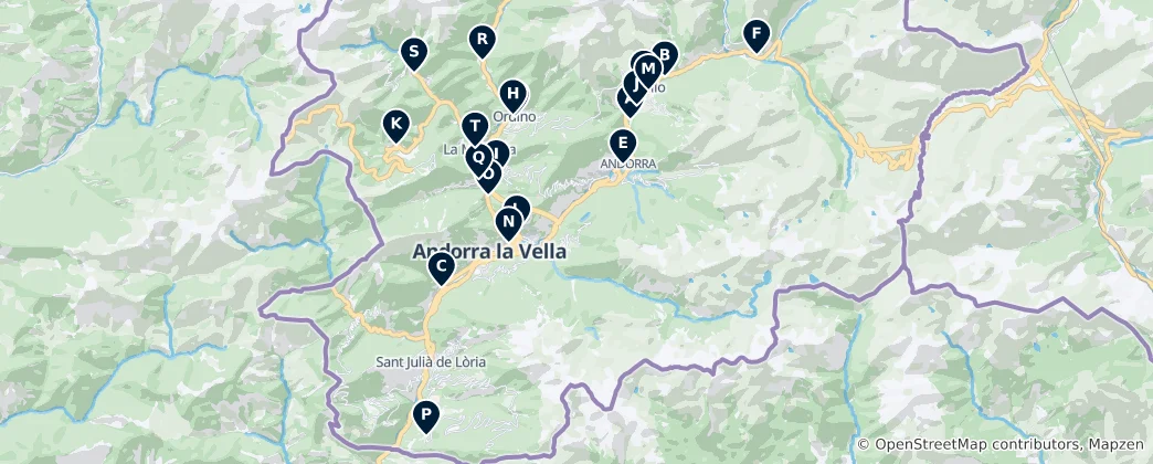 Mapa De Andorra's Religious Heritage