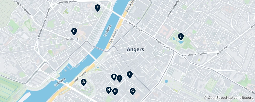 Mapa Angers Essentials