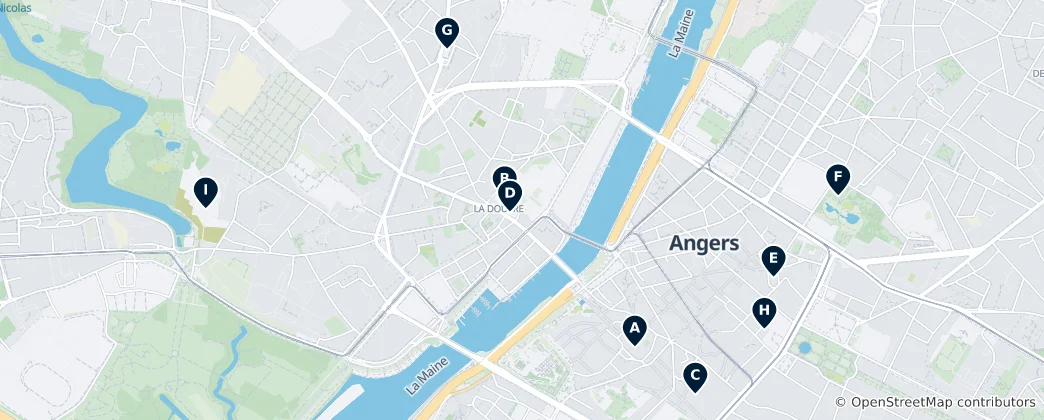Mapa Historic Churches & Abbeys