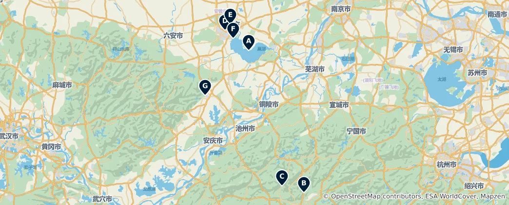 Mapa De Anhui Province Essentials