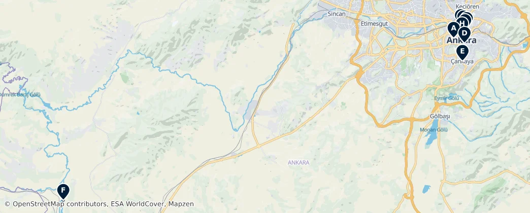 Ankara Essentials — Map