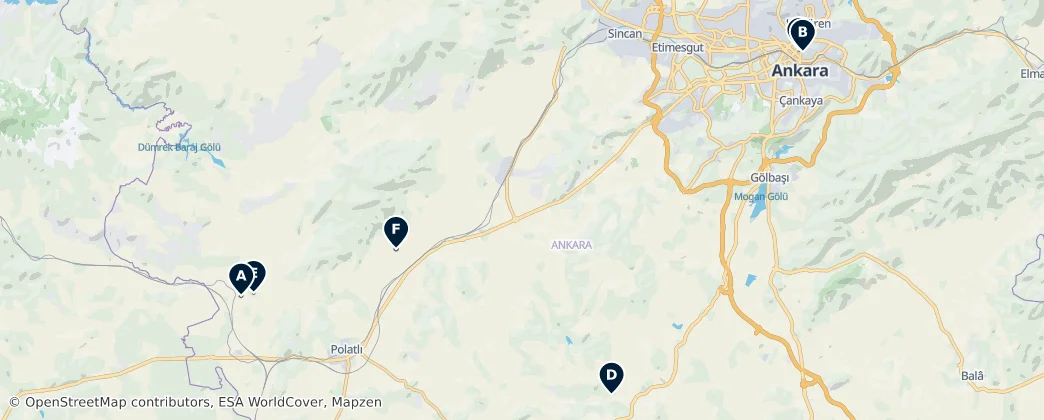 Hidden Gems — Mapa