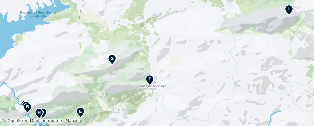 Outdoor Adventures in El Chorro — 지도