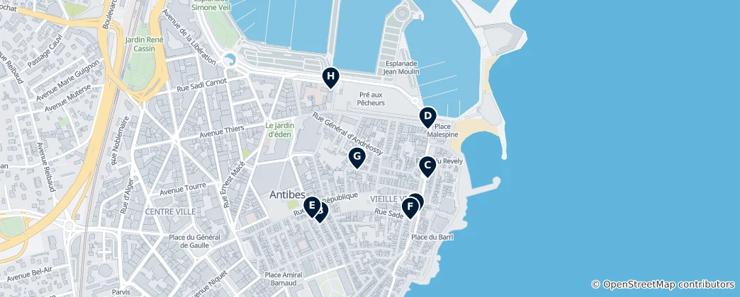 Map of Charming Hidden Gems