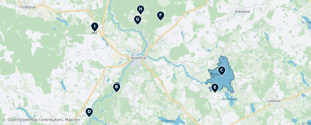 Nature & Scenic Views — Mappa