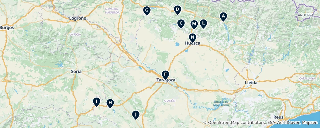 Mappa di Historic Heritage Sites