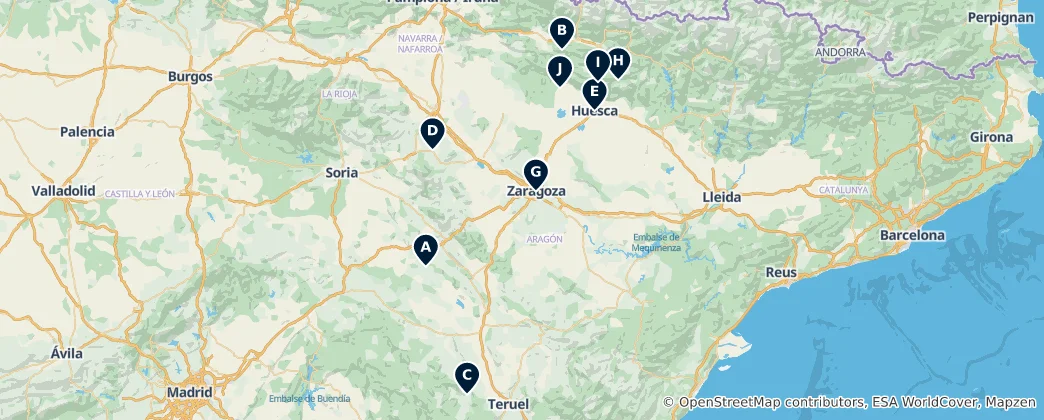 Mappa di Historic Religious Sites