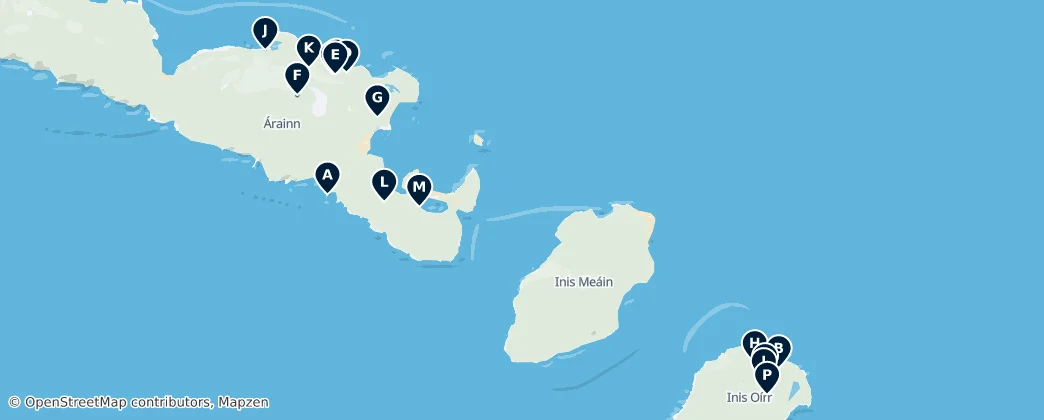 Ancient Irish Ruins & Heritage — Map