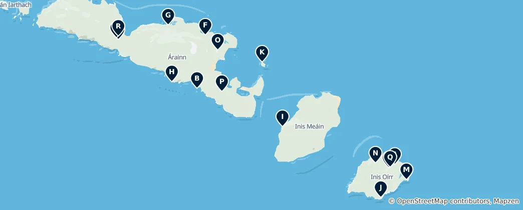 Mappa di Aran Islands Absolute Essentials