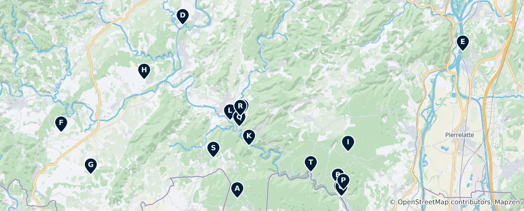 Mapa Geological and Prehistoric Wonders